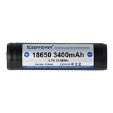 thumbnail of Keeppower 18650 Li-Ion Akku mit 3400mAh, 3,6V - 3,7V Li-Ion-Akku geschützt mit PCB 1 Stück (Button Top)