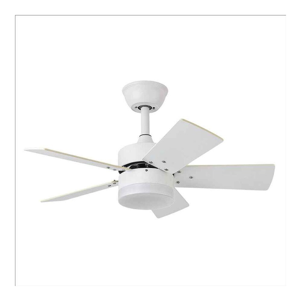 Ventilador DC MARTA blanco y led integrado 36w memoria color Fabrilamp