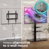 thumbnail of ONKRON Soporte TV con Altura Regulable, para 32-65", hasta 40 kg, Base Giratoria, VESA 100x100 a 600x400, Universal y Rotativo TS5550-B Negro