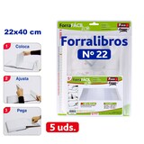 thumbnail of Pack de 5 Forrafácil con solapa ajustable 220x400 mm