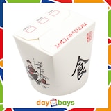 thumbnail of DayBays 5000 Stk. Asia Box 16 OZ 500 ml Papier+PE-beschichtet mit Druck Motiv "Thank You Enjoy" Rund Weiß