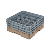 thumbnail of Cambro Gläserspülkorb beige mit 16 Fächern max Glashöhe 17,4cm