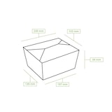 thumbnail of greenbox - Caja de cartón para llevar 1500 ml, marrón, 180 ud.