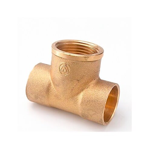 Te hembra 130 1/2" x 15 mm latón