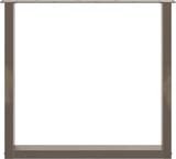 thumbnail of vidaXL Esstischbeine U-Form 3 Stk. Naturstahl 80x(72-73) cm Stahl