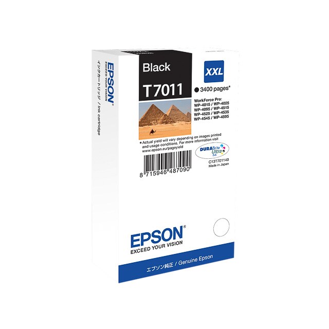 Tinten EPSON C13T70114010 EPSON WP4000 TINTE BLK EHC
