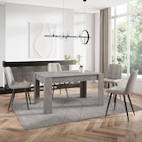 thumbnail of Esstisch, Küche, Esszimmer, 140x90x76cm, Für 6 Personen, Küchentisch, Moderner Stil, Zementgrau _ 487_3