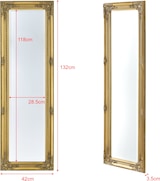 thumbnail of Helloshop26 - Wandspiegel 132 x 42 x 3,5 cm gold