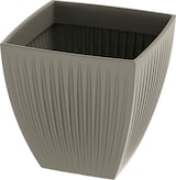 thumbnail of WellHome - Blumentopf aus rotationsgeformtem Kunststoff 69L Ø48x48cm in farbe Mokka - Latia Square MIDL