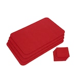 thumbnail of GRÄWE Platzmatten-Set, 4 Stück rot
