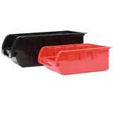 thumbnail of Stapelboxen mit Wandregal rot 32 tlg, Kleinteilemagazin