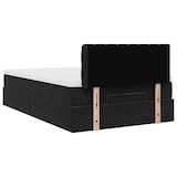 thumbnail of vidaXL Ottoman-Bett mit Matratze & LEDs Schwarz 120x200 cm Samt