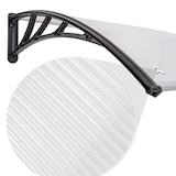 thumbnail of tectake Voordeurluifel transparant - 300 cm - 401267