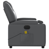 thumbnail of vidaXL Massagesessel Elektrisch Grau Kunstleder