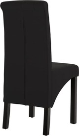 thumbnail of Esszimmerstühle VEDA 6er Set Schwarz Stoff | Polsterstühle Küchenstuhl Wohnzimmerstühle Essstühle bequem