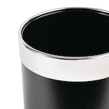 thumbnail of Corbeille à papier avec bordure argentée | Bolero - Y805