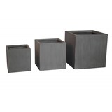 thumbnail of 3er-Set Blumenkübel Pflanzentopf Blumentopf Gartenzubehör Gartendekoration 'Themse' Dekoration Haustür, Garten, Terrasse, Balkon