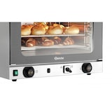 thumbnail of Forno de convecção em aço inoxidável 4 x GN 1/1, com humidificador, 3000 W, 220 V - MONO