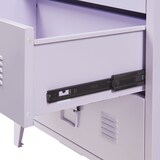 thumbnail of Helloshop26 - Praktische Metallkommode für Eingangsbereich Wohnzimmer oder Schlafzimmer mit 3 Schubladen Stahl 72 x 60 x 40 cm lila 03_0009305