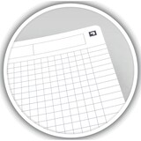 thumbnail of Oxford Office Essentials spiraalschrift, 180 bladzijden, ft A5, geruit 5 mm, zwart