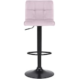 thumbnail of 2er Set Barhocker Feni Samt rosa