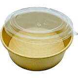 thumbnail of 1300 ml Salatschüssel aus Pappe mit transparentem PET-Deckel / 300 Stk.