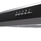 thumbnail of Klarstein Contempo 60 Unterbau-Dunstabzugshaube 60cm 200m³/h LED Edelstahl Acryl Silber