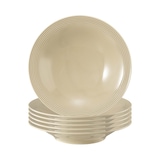 thumbnail of Seltmann Weiden Beat Color Glaze Suppenteller ø 22,5 cm 6er Set Sandbeige