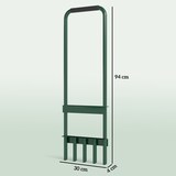 thumbnail of Handmatige Gazonbeluchter Verticuteerder 30 cm - Groen