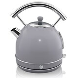 thumbnail of SWAN SK14630GRN Retro Hervidor Agua Eléctrico, 1,8 L, Resistencia Oculta Acero Inoxidable, sin BPA, Inalámbrico, Gris, 3000W