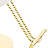 thumbnail of physa - Physa Physa WINSFORD Cream & Gold Chaise de Coiffeur avec Repose-Pieds Hauteur réglable 480-630 mm Charge Max. 200 kg Crème/doré