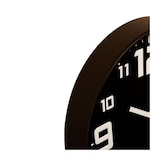 thumbnail of Pendule murale silencieuse Best Noir D 30 cm