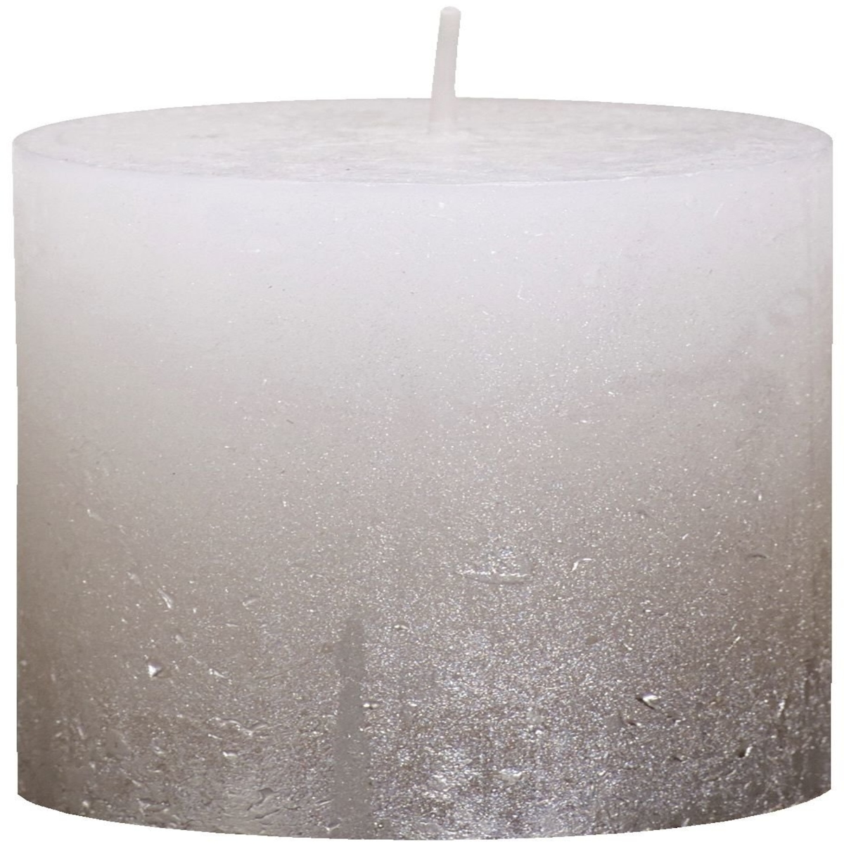 BOLSIUS Stumpenkerze Fading 8x7cm weiß 6 Stück