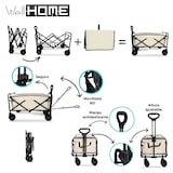 thumbnail of WellHome - Opvouwbare strandkar 73,5x51x92cm