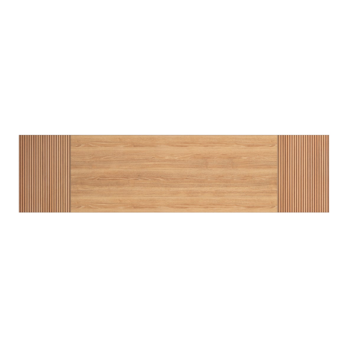 HERDASA, Cabecero 3 paneles colección TOKYO en melamina, de 67x240x3 cm, roble dorado - efecto vallado roble