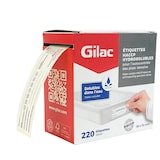 thumbnail of GILAC Étiquettes de traçabilité alimentaire hydrosolubles - boite de 220 - Blanc G902001