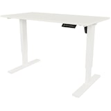 thumbnail of Bisley E-StarterTech elektrisch höhenverstellbarer Schreibtisch 160x60 cm in weiß - Elektrischer Tisch höhenverstellbar mit Memory-Funktion