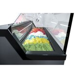 thumbnail of KBS ijsvitrine, 276 liter, 1190x677x1190 mm, met rechte glazen bovenkant.