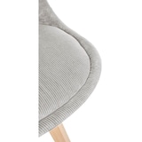 thumbnail of Set van 4 eetkamerstoelen Linares beige/Ribstof