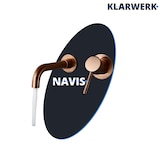 thumbnail of NAVIS|Rubinetto da bagno montaggio a parete in 2 parti oro rosa|semplice in acciaio inox a parete|Miscelatore per lavabo gastronomico per hotel