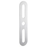 thumbnail of Plaque de propreté 60x302mm - Arrondie, inox brossé - INTELOCK