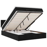 thumbnail of vidaXL Ottoman-Bett mit Matratze Schwarz 140x200 cm Samt