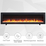 thumbnail of BALDERIA Agnes 50 chimenea eléctrica para suelo, pared o empotrar, efecto llama LED, calefacción