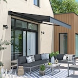 thumbnail of Toldo semi-integral de aluminio gris 3x2,5m