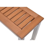 thumbnail of METRO PROFESSIONAL Bierzeltgarnitur 3-tlg. Lynx, Alu/Eukalyptusholz, 1 Biertisch 161 x 70 cm, 2 Bierbänke 147 x 30 cm, silber