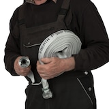 thumbnail of EBERTH 1" Feuerwehrschlauch 10m mit Storz Kupplung, Gewebeschlauch für Industrie, Wasser, Pumpe, Garten, Storz 25-D