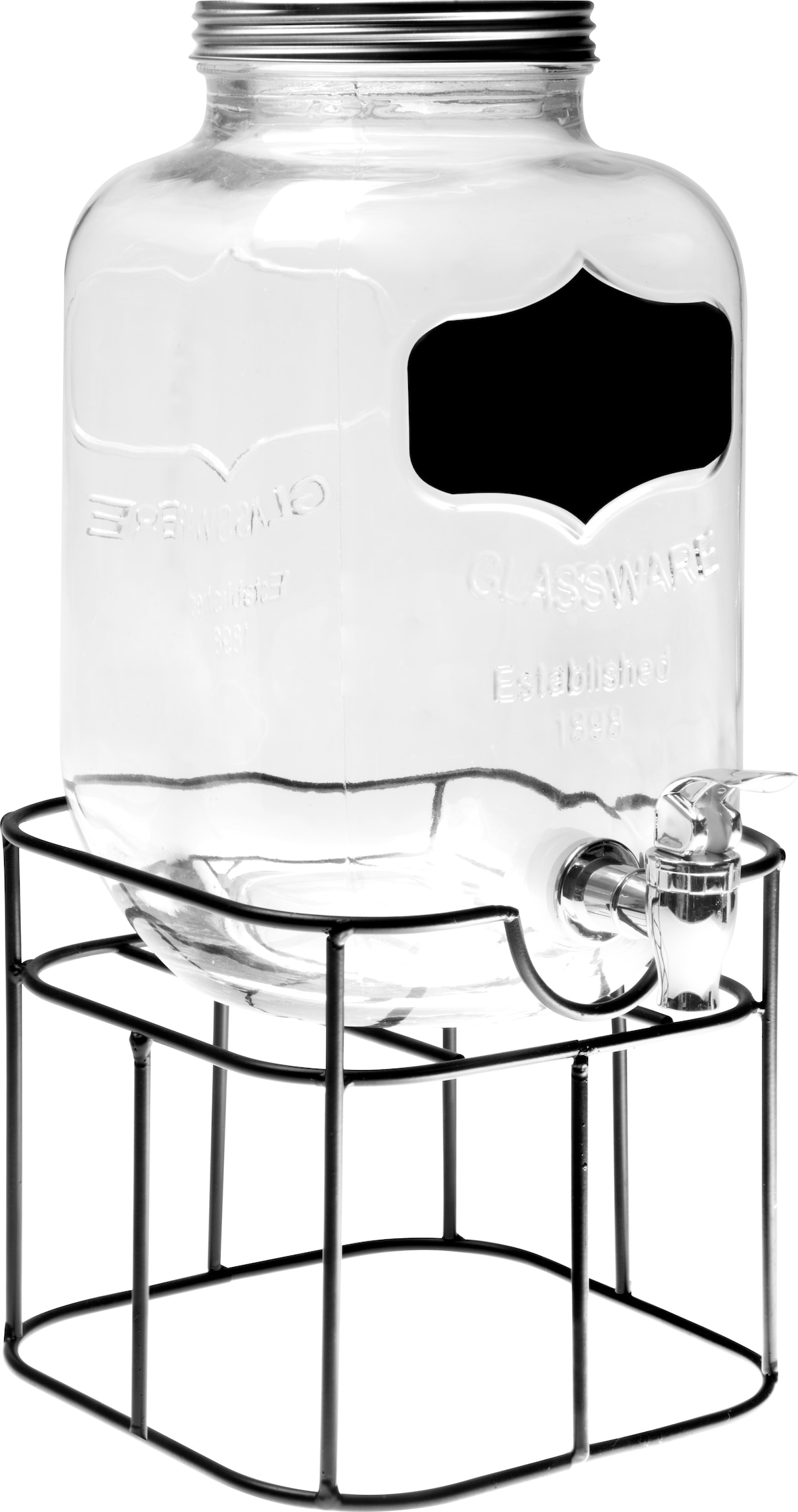 Excelsa dispenser bevande Funny Party vetro 4 L trasparente