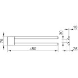 thumbnail of KE Handtuchhalter EDITION 400 2tlg fests