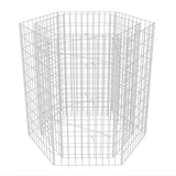 thumbnail of vidaXL Sechseckiges Gabionen-Hochbeet 100×90×100 cm