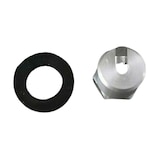 thumbnail of WOLFCUT Ersatzmutter aus Aluminium + Ersatzdichtung kompatibel mit SodaStream Crystal 1.0 / 2.0